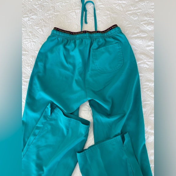 Heart Soul blue scrub pants. - Picture 4 of 5